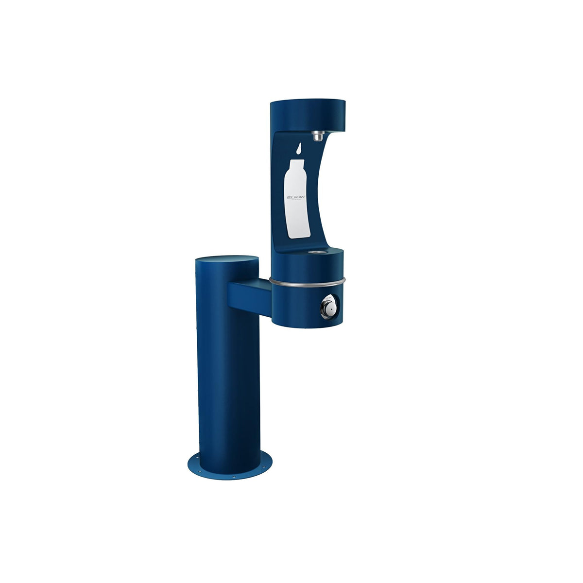 Zurn Elkay Stainless Steel Filling Station, 14" x 31" - Blue