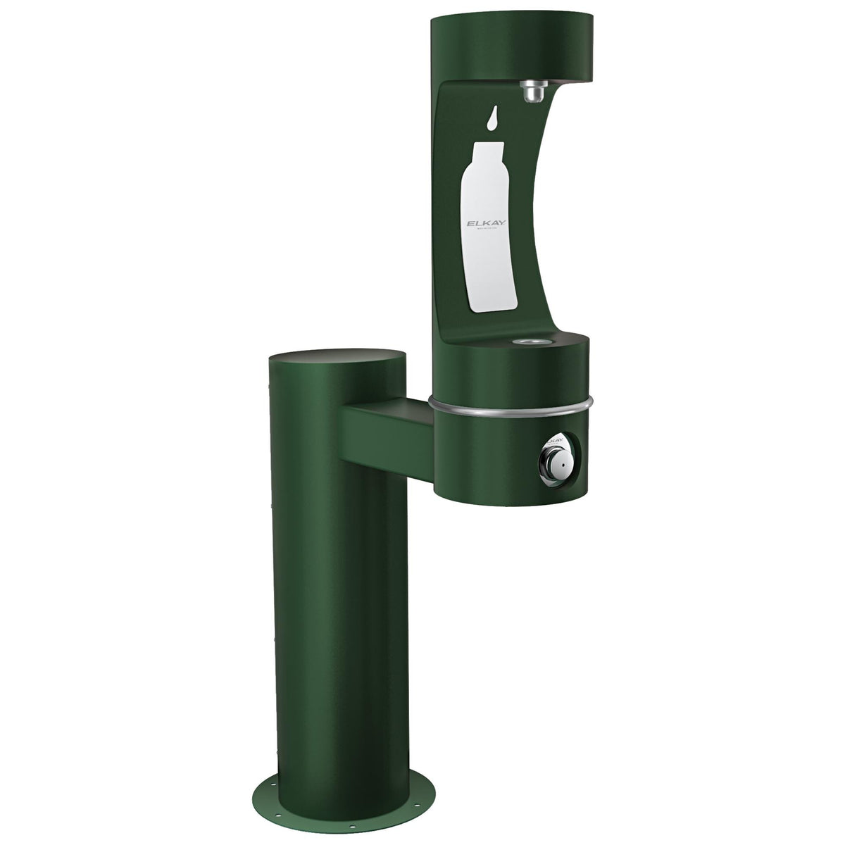 Zurn Elkay Stainless Steel Filling Station, 14" x 31" - Green
