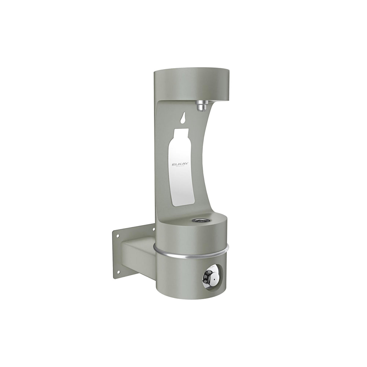 Zurn Elkay Stainless Steel Filling Station, 10" x 19 1/8" - Gray