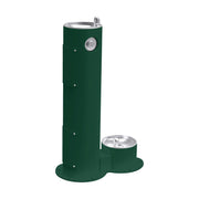 Zurn Elkay Stainless Steel Drinking Fountain, 14" x 14" - Green