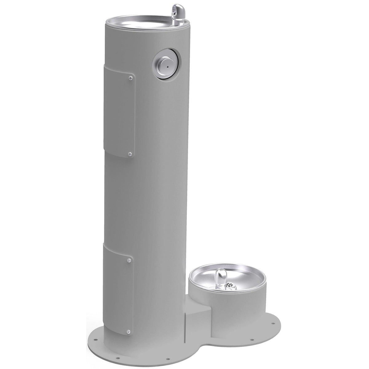 Zurn Elkay Stainless Steel Drinking Fountain, 14" x 14" - Gray