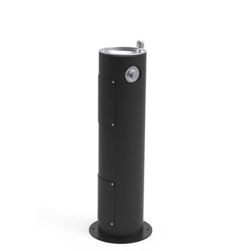 Zurn Elkay Stainless Steel Drinking Fountain, 14" x 14" - Black