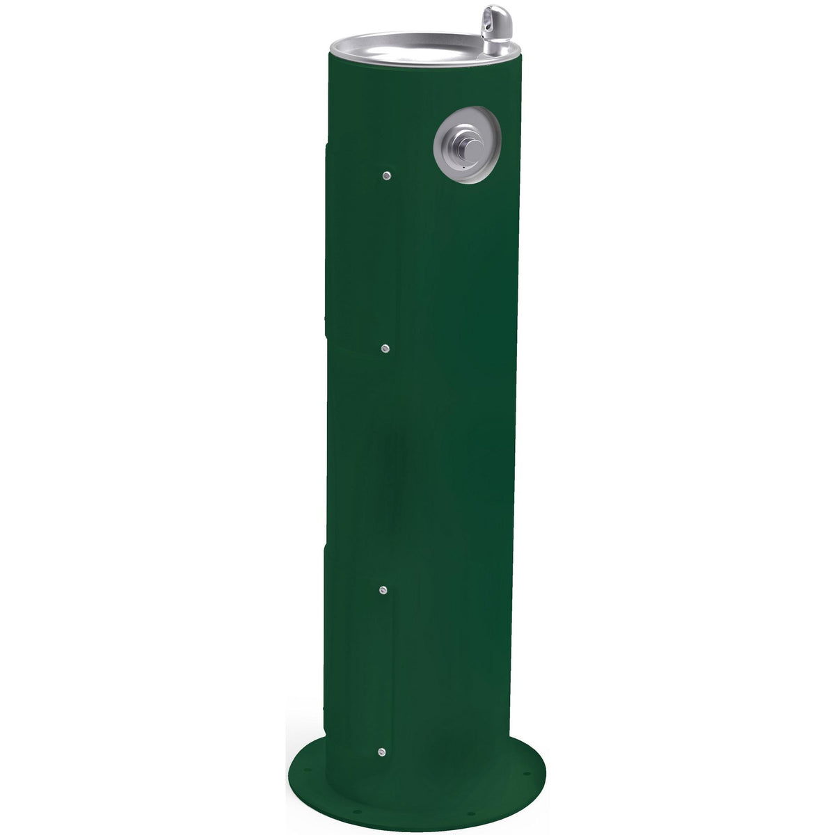 Zurn Elkay Stainless Steel Drinking Fountain, 14" x 14" - Green