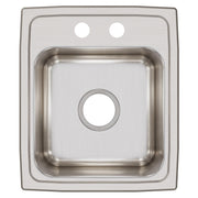 Zurn Elkay LR15172 Stainless Steel Drop-In Sink, 17 1/2" x 15", Silver - photo 2