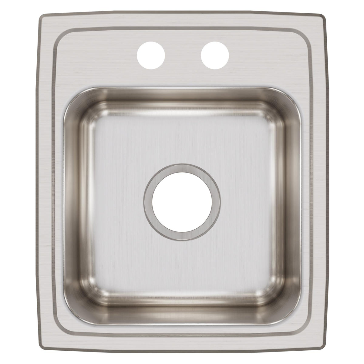 Zurn Elkay LR15172 Stainless Steel Drop-In Sink, 17 1/2" x 15", Silver - photo 2