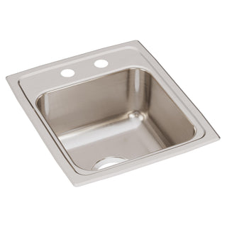 Zurn Elkay LR15172 Stainless Steel Drop-In Sink, 17 1/2" x 15", Silver - Default Title