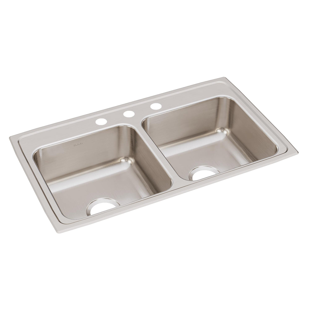 Zurn Elkay Stainless Steel Drop-In Sink, 7 5/8" High, Silver - 33"