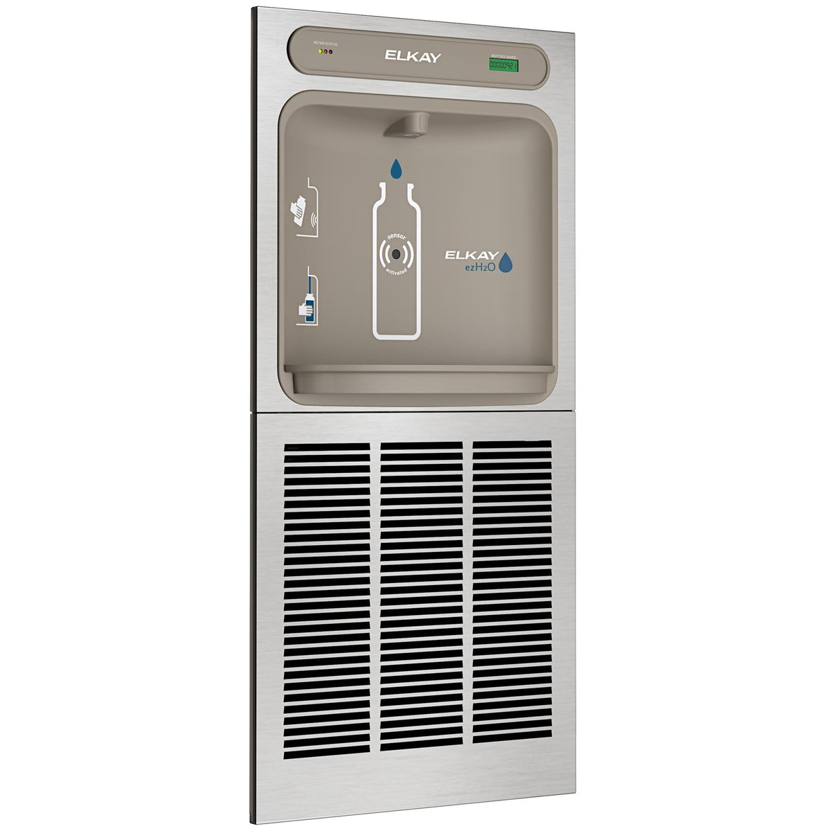 Zurn Elkay LZWS8K Stainless Steel Filling Station, 3,000 gal., 115V - Default Title