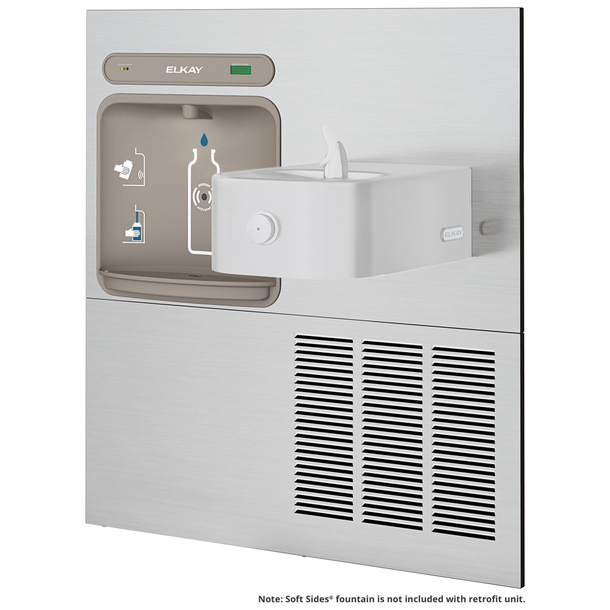 Zurn Elkay LZWS-ERFP8-RF Stainless Steel Filling Station, 19 1/4" x 38 1/2", 115V - photo 3