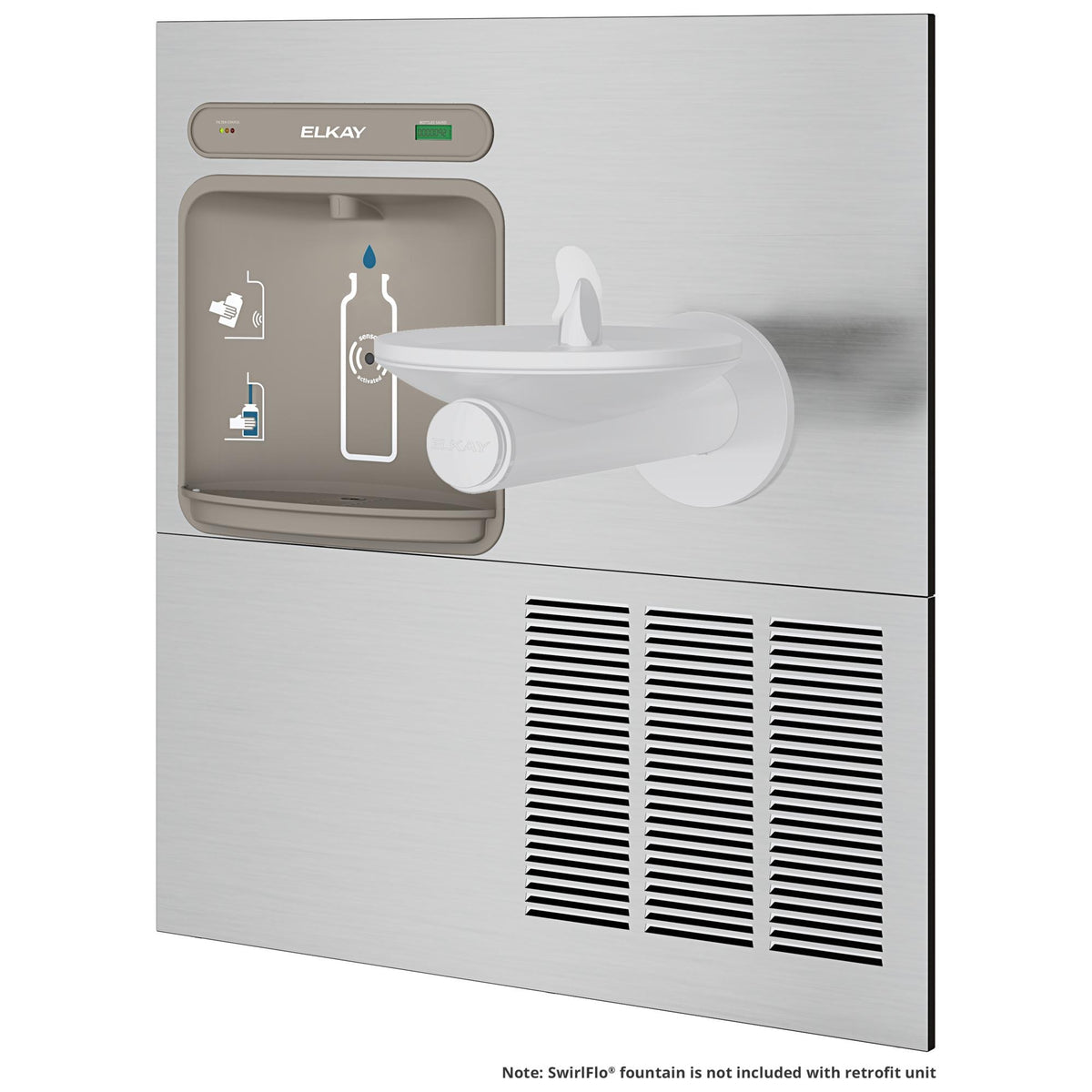 Zurn Elkay LZWS-ERPB8-RF Stainless Steel Filling Station, 19" x 38 1/2", 115V - photo 3