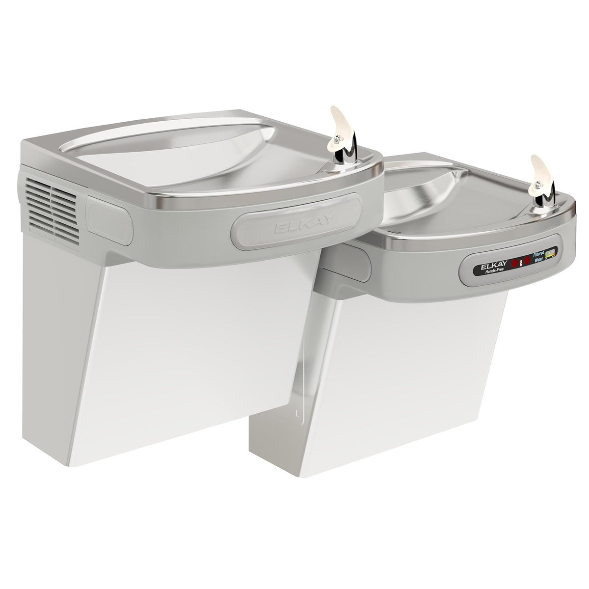 Zurn Elkay Drinking Fountain, 19" x 36 3/4", 115V - Stainless Steel