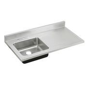 Zurn Elkay Stainless Steel Sink, 25" x 48", Silver - Right