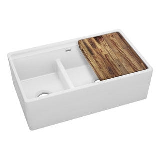 Zurn Elkay SWUF3320WH Fireclay Sink Kit, 19 15/16" x 33", White - Default Title