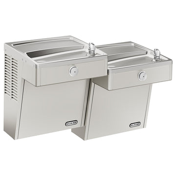 Zurn Elkay VRCTLFRDDSC Stainless Steel Drinking Fountain, 18 5/8" x 36 5/16", 115V - Default Title