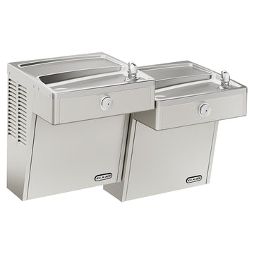 Zurn Elkay VRCTL8SC Stainless Steel Drinking Fountain, 18 5/8" x 36 5/16", 115V - Default Title