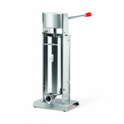 Tre Spade Stainless Steel Vertical Sausage Stuffer, 12 5/8" Long, Silver - 22 lb.