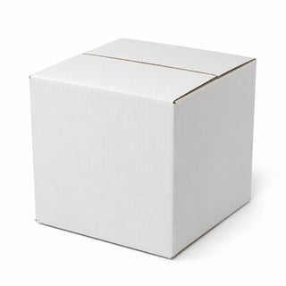 Lavex RSC Shipping Box, 10" x 10" x 10", White, 25/Case