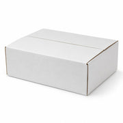 Lavex RSC Shipping Box, 8 3/4" x 11 3/4", White, 25/Case