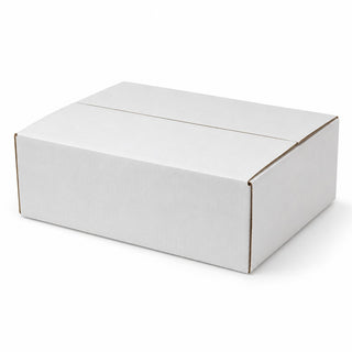 Lavex RSC Shipping Box, 8 3/4" x 11 3/4", White, 25/Case