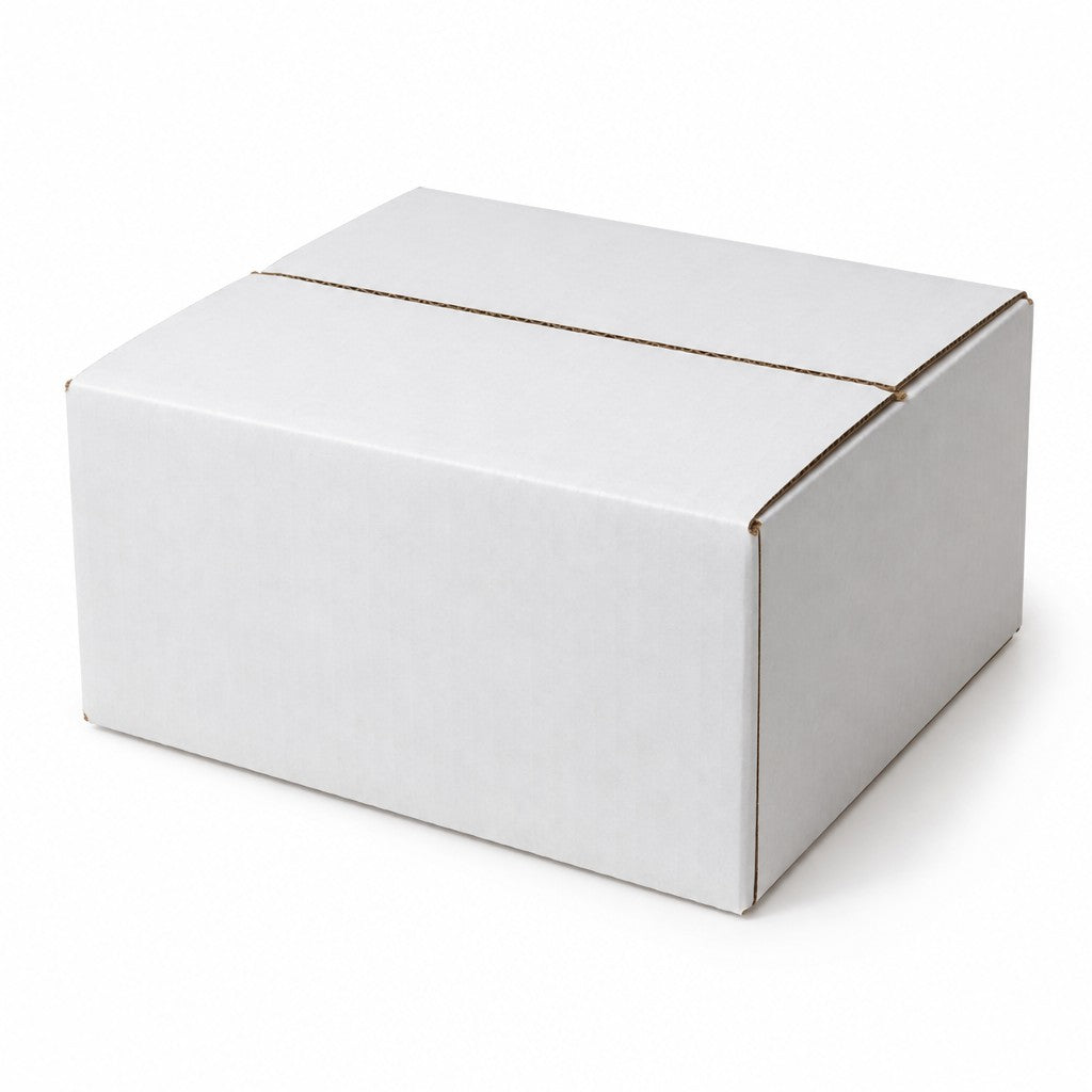 Lavex RSC Shipping Box, 8 3/4" x 11 1/4", White, 25/Case