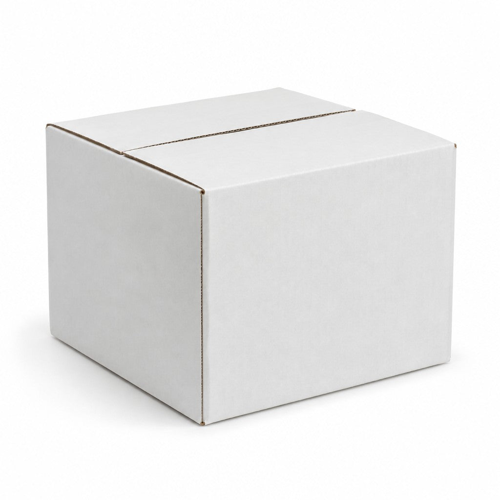 Lavex RSC Shipping Box, 12" x 12", White, 25/Case