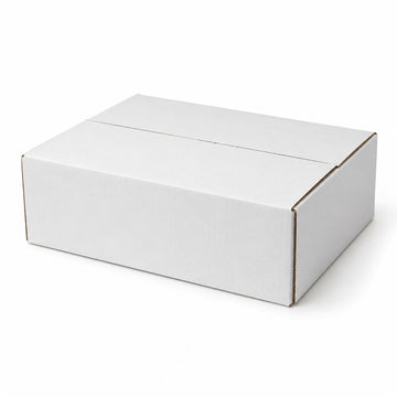 Lavex RSC Shipping Box, 9" x 12", White, 25/Case
