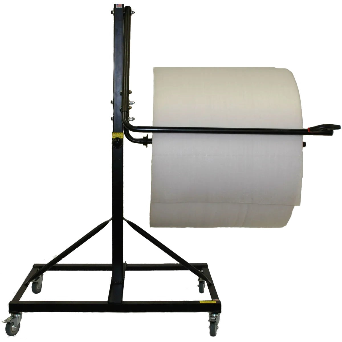 Encore Packaging EP-6250S Steel Packaging Dispenser, Single Roll, Black - 36 36" Dispenser