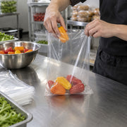 Lavex Polyethylene Bag, Clear - in use