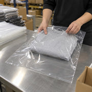Lavex Polyethylene Bag, Clear - in use