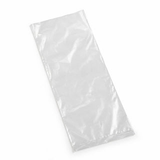 Lavex Polyethylene Bag, 4" Wide, Clear, 1,000/Case