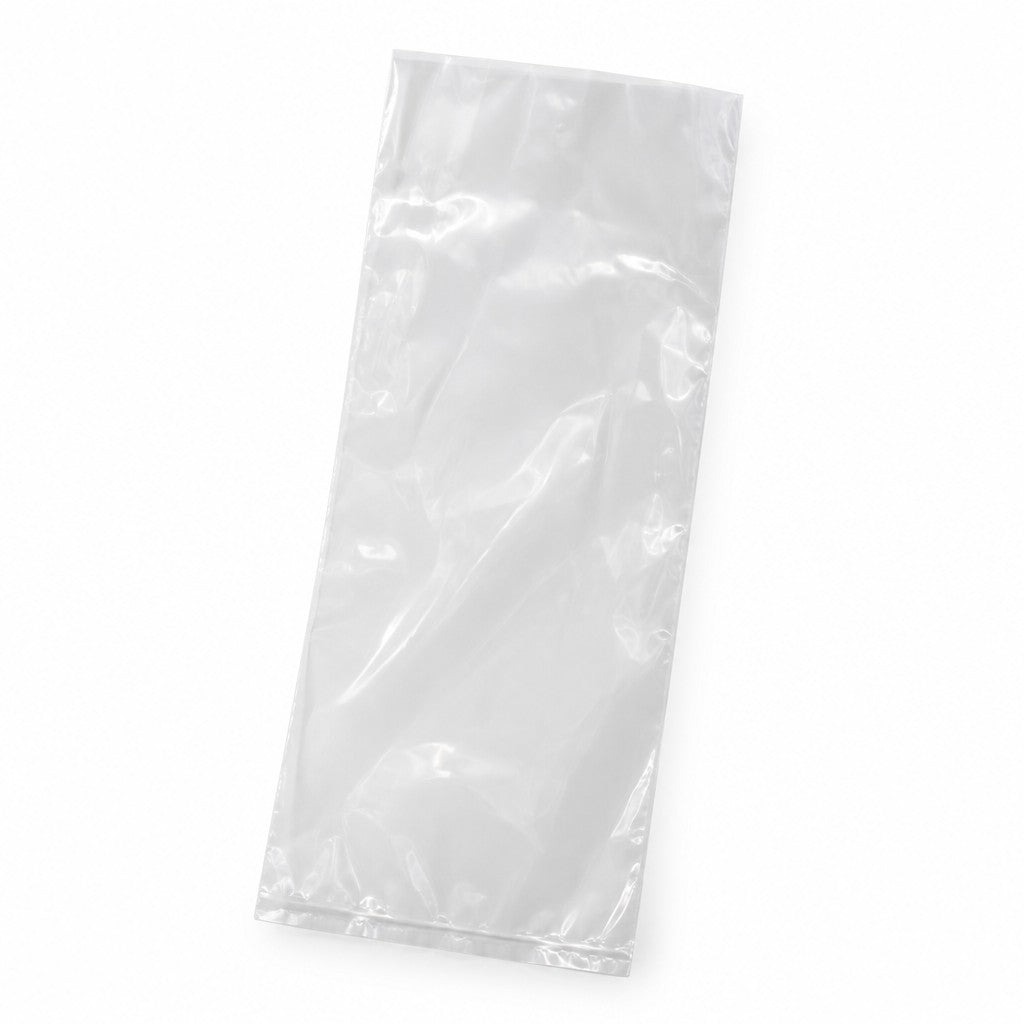 Lavex Polyethylene Bag, 4" Wide, Clear, 1,000/Case