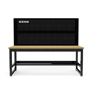 Luxor DTWS001 Steel Industrial Workbench, 31" x 70 3/4", 125V - Default Title