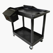 Luxor Utility Cart, 18" x 35 1/4", Black - 400 lb.