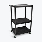 Luxor LE54C-B Cart, 32" Wide, Black - Default Title