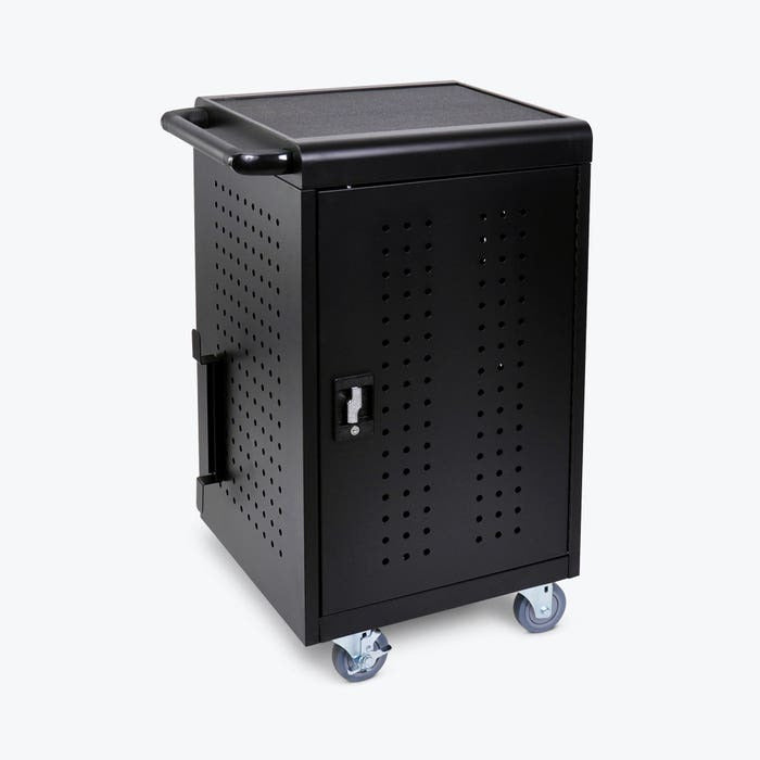Luxor LLTM30-B Metal Charging Cart, 30 Tablets / Laptops, Black - Default Title