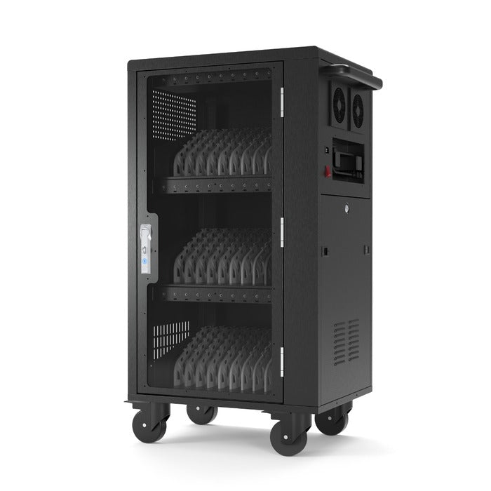 Luxor LLTP30USBC Steel Storage Cart, 30 Tablets / Laptops, 125V - Default Title