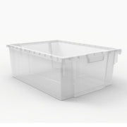 Luxor MBS-BIN Polypropylene Storage Bin, 12 1/4" x 16 3/4", Clear - 6"