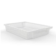 Luxor MBS-BIN Polypropylene Storage Bin, 12 1/4" x 16 3/4", Clear - 3"