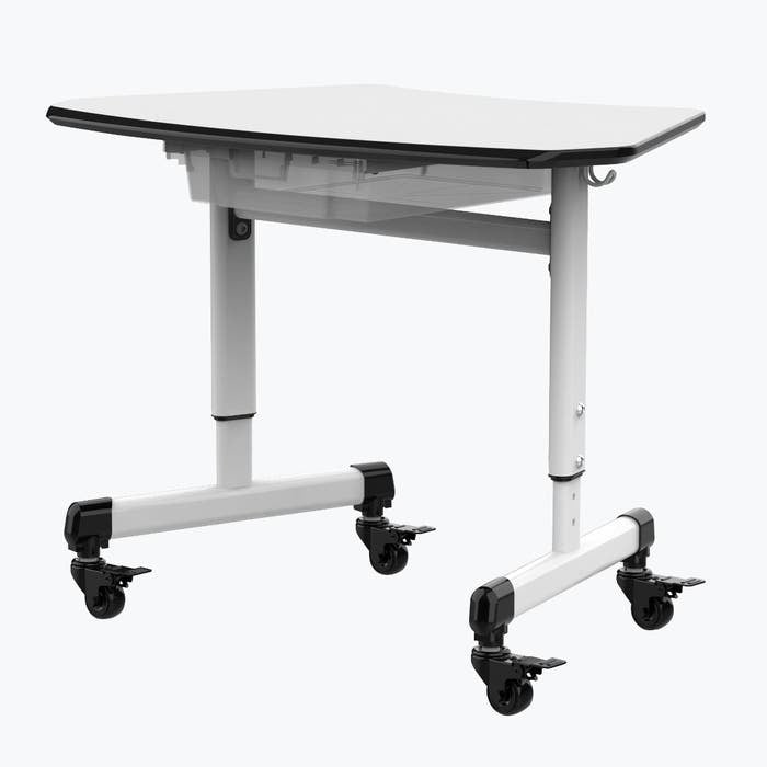 Luxor MBS-DESK Desk, 29" Wide, White - Default Title