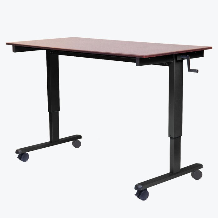 Luxor Desk, 32 5/8 - 48 1/2" High, Brown - 48"