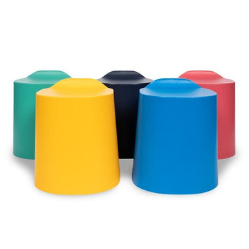 Luxor STKSTOOL-5 Stool Set, 15 3/4" Wide, Assorted, 5/Set - Default Title