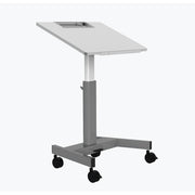 Luxor STUDENT-P-TILT Standing Desk, 27 1/2" Wide, Gray - Default Title