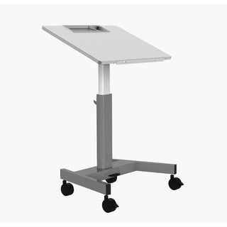 Luxor STUDENT-P-TILT Standing Desk, 27 1/2" Wide, Gray - Default Title