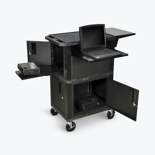 Luxor WTPSCE Cart, 18" x 24", Black - Default Title