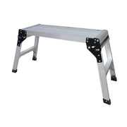 Metaltech-Omega inc. Metaltech Jobsite Aluminum Work Platform, Silver - 350 lb.