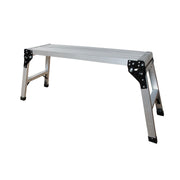 Metaltech-Omega inc. Metaltech Jobsite Aluminum Work Platform, Silver - 500 lb.