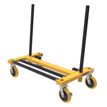 Metaltech-Omega inc. I-BMDHER31YGR Metaltech BuildMan Steel Drywall H-Cart, 27 1/4" x 50 11/16" - Default Title