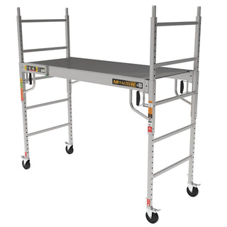 Metaltech-Omega inc. I-CAISC Metaltech Alu Series Aluminum Scaffolding I-CAISC, 30 13/16" x 73 15/16", Silver - Default Title