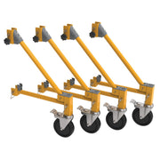 Metaltech-Omega inc. I-CISO4 Metaltech Jobsite Steel Outrigger Set, 3 15/16" x 16", Yellow - photo 2
