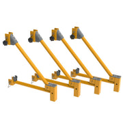 Metaltech-Omega inc. I-CISO4 Metaltech Jobsite Steel Outrigger Set, 3 15/16" x 16", Yellow - photo 4